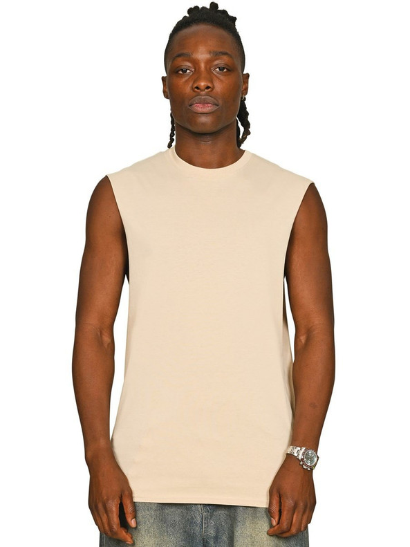 Casual Classics CRBV65 - Casual Ringspun Core 150 Droparm Raw Edge Tall Tank