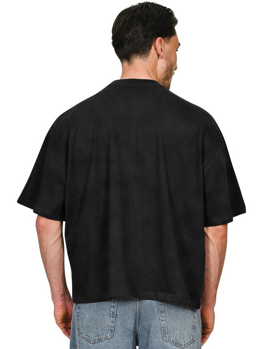 Casual Classics CRBTAC200 - Casual Ringspun Combed 220 Acid Wash Boxy Oversize Extended Neck T