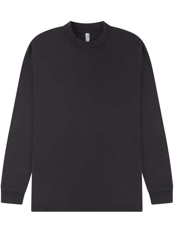 Casual Classics CRBTAC450 - Casual Ringspun Combed 180 Acid Wash Oversize Extended Neck Long Sleeve T