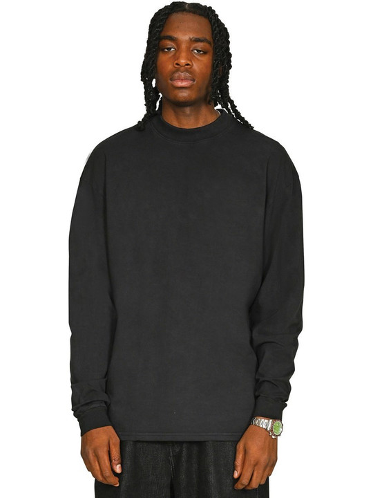 Casual Classics CRBTAC450 - Casual Ringspun Combed 180 Acid Wash Oversize Extended Neck Long Sleeve T