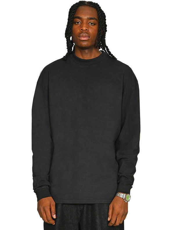 Casual Classics CRBTAC450 - Casual Ringspun Combed 180 Acid Wash Oversize Extended Neck Long Sleeve T