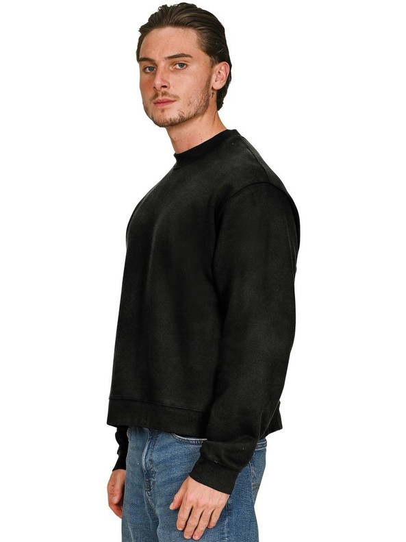 Casual Classics CRBSWAC200 - Casual Premium Combed 330 Acid Wash Boxy Oversized Extended Neck Sweatshirt