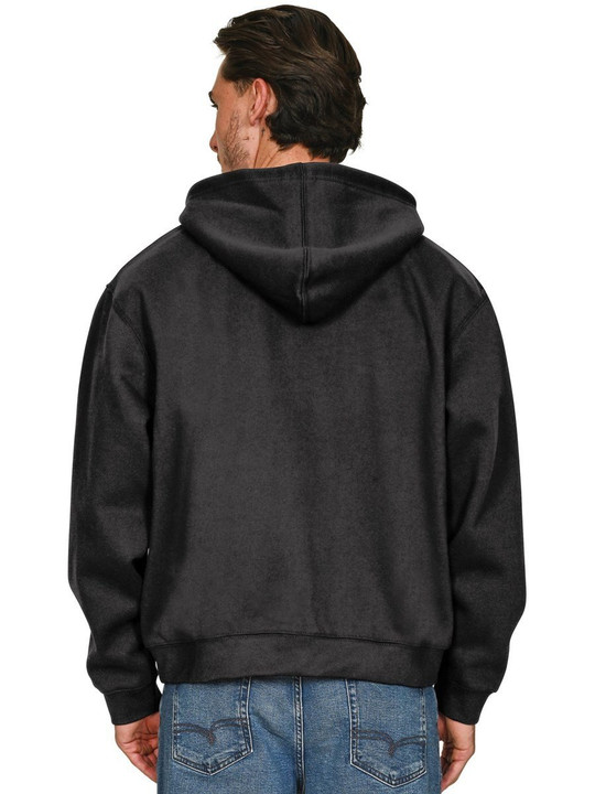 Casual Classics CRBHSAC250 - Casual Premium Combed 330 Acid Wash Boxy Oversize Zip Hood