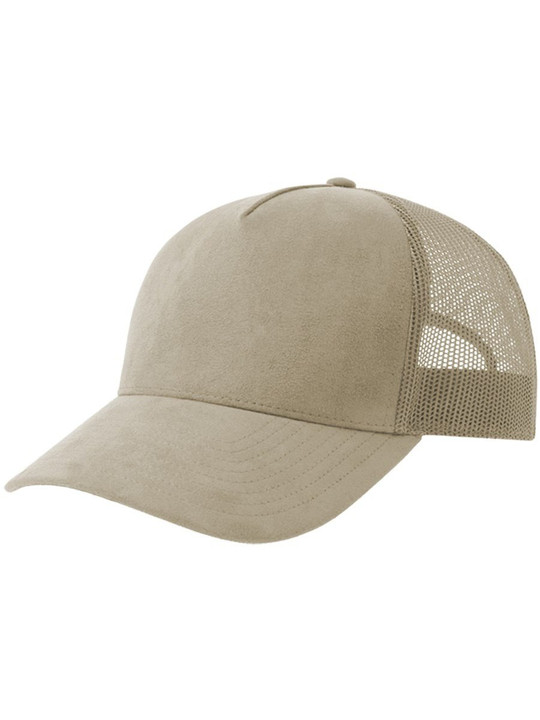Atlantis ACRPSD - Atlantis Rapper Suede S 5 Panel Sustainable Trucker Cap