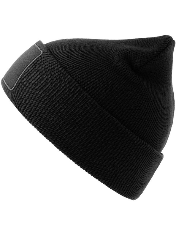 Atlantis ACWIPA - Atlantis Wind S Patch Recycled Beanie Double Skin Cuffed
