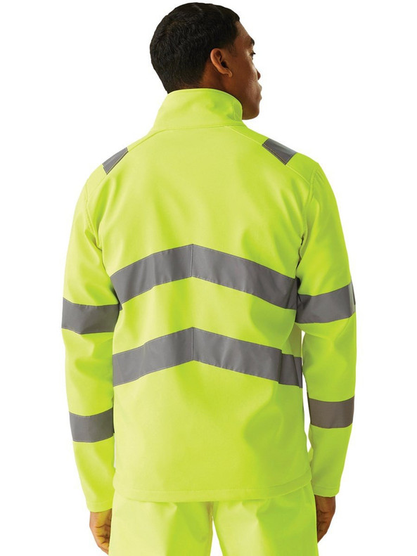 Regatta Professional RTRA712 - Regatta Pro Contract Hi Vis Ablaze 2 Layer Softshell