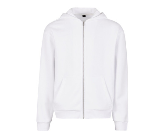 BUILD YOUR BRAND BY285 - FLUFFY ZIP HOODY