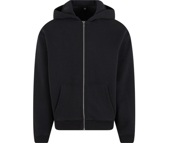 Build Your Brand BY285 - HOODY À FERMETURE ÉCLAIR FLUFFY