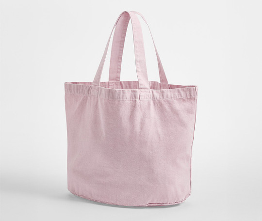 WESTFORD MILL WM345 - Sac shopping ovale en coton recyclé délavé