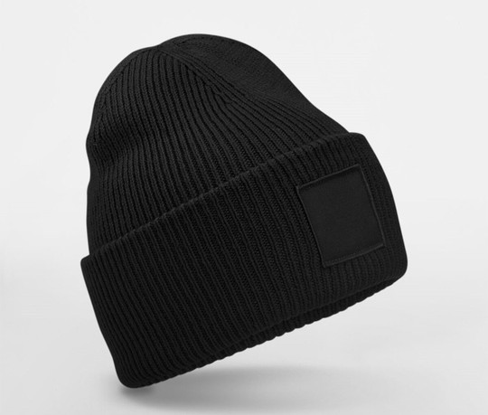 BEECHFIELD BF336R - DEEP CUFFED TONAL PATCH BEANIE
