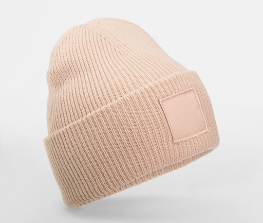 BEECHFIELD BF336R - DEEP CUFFED TONAL PATCH BEANIE