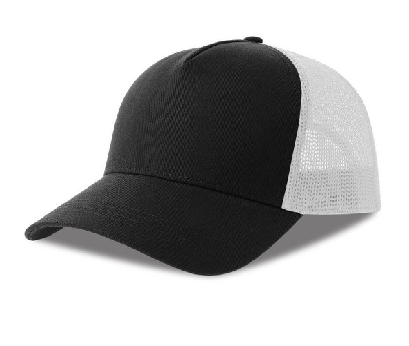 ATLANTIS HEADWEAR AT228 - 5-panel cotton trucker-style cap