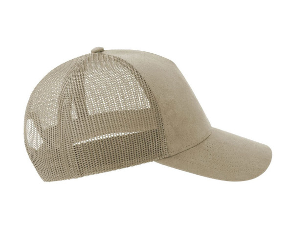 ATLANTIS HEADWEAR AT277 - Faux suede trucker-style cap