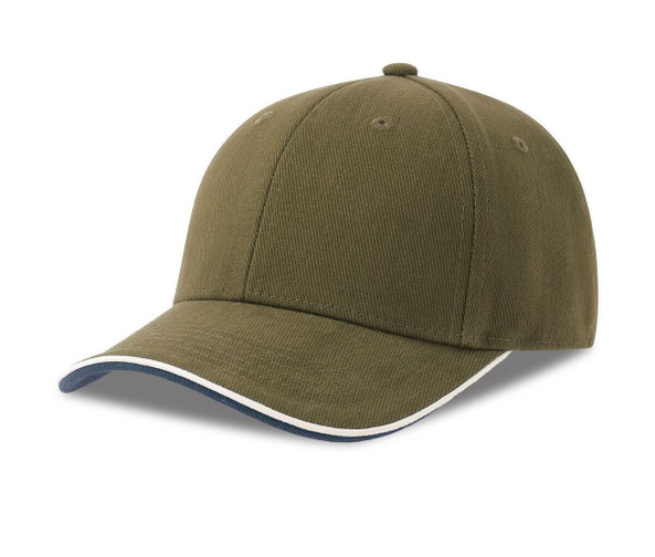 ATLANTIS HEADWEAR AT290 - Casquette 6 pans contrastée
