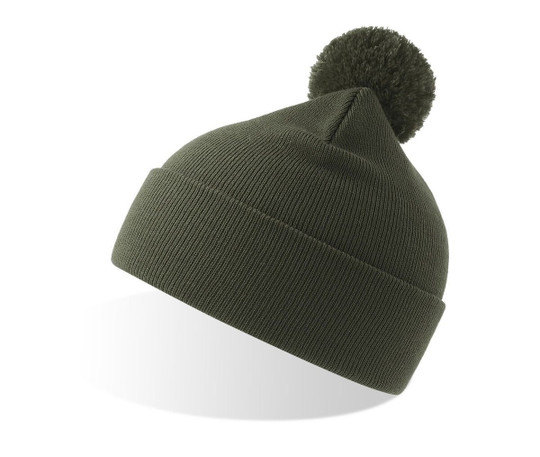 ATLANTIS HEADWEAR AT309 - Berretto con risvolto e pompon