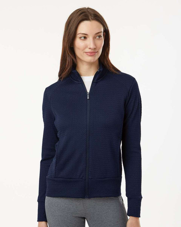 Adidas A1007 - Women's Ultimate Textured Full-Zip Jacket