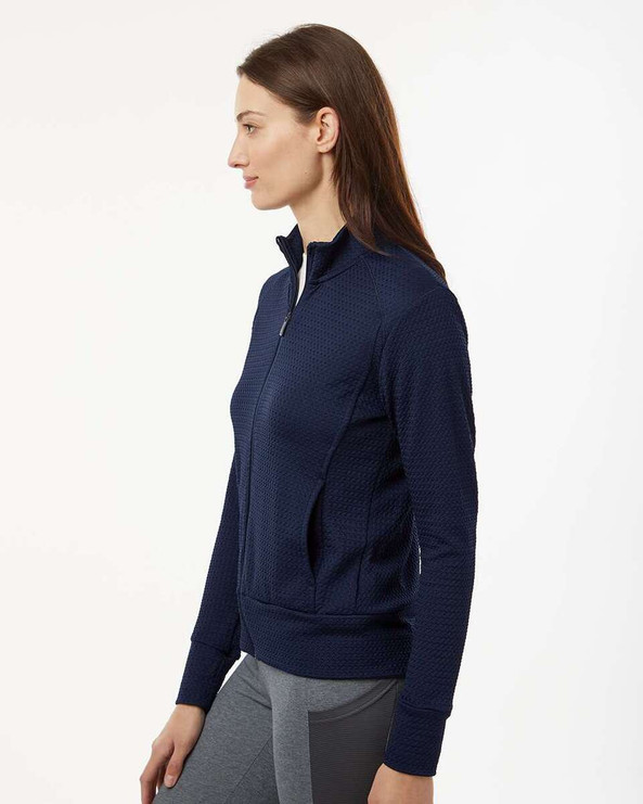 Adidas A1007 - Women's Ultimate Textured Full-Zip Jacket