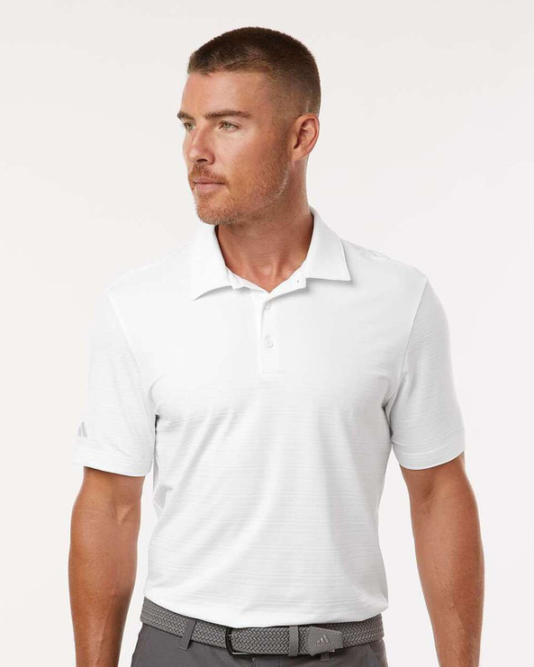 Adidas A704 - Textured Stripe Polo