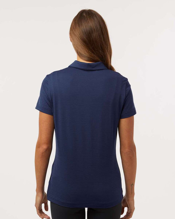 Adidas A707 - Polo de rayas con textura para mujer
