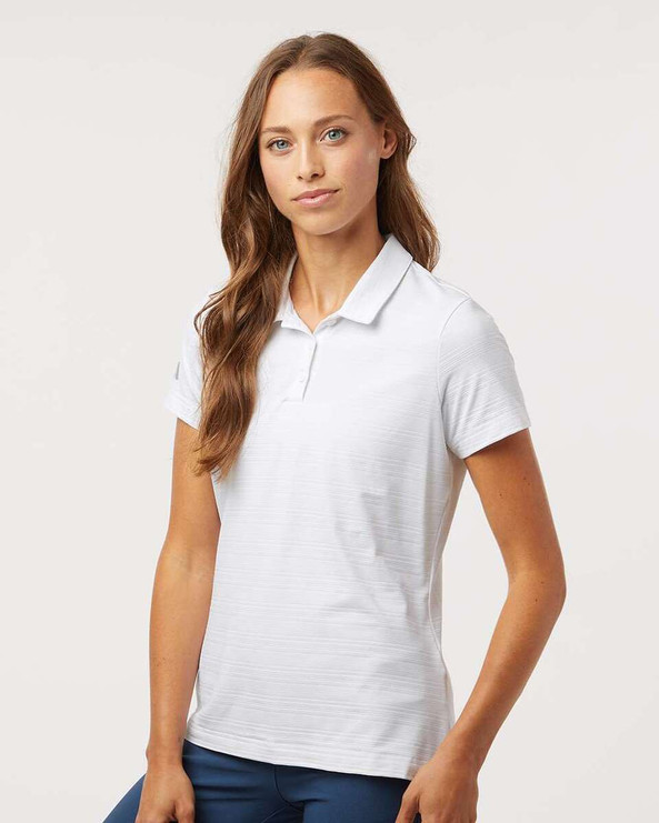 Adidas A707 - Women's Textured Stripe Polo
