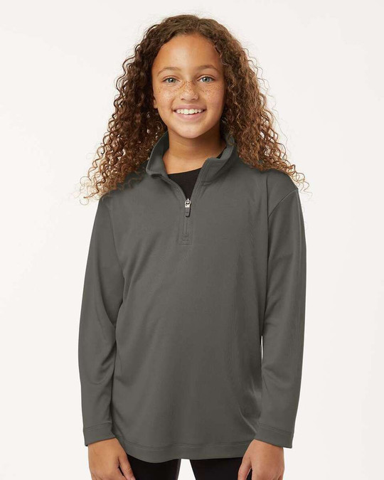 AllPro 41870Y - Pullover con cremallera Pro-Lock Youth Performance Quarter-Zip
