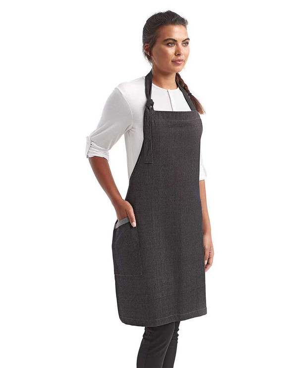 Artisan Collection by Reprime RP122 - ‘Regenerate’ Recycled Bib Apron