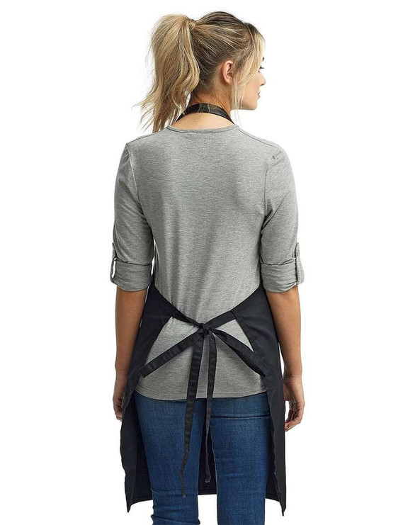 Artisan Collection by Reprime RP123 - Espresso Bib Apron with Pocket