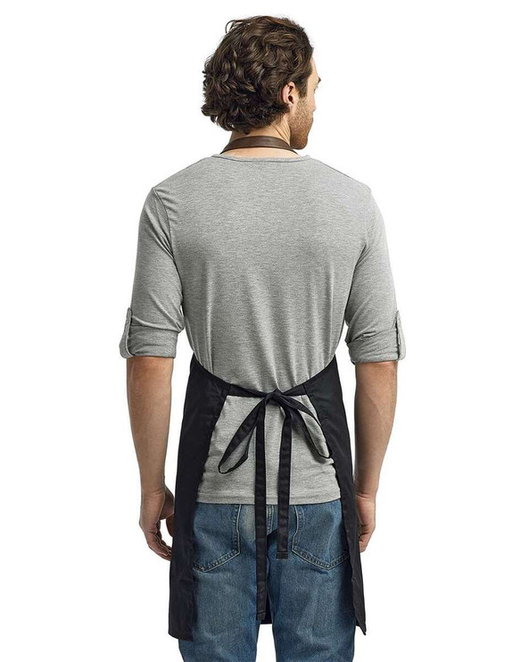 Artisan Collection by Reprime RP123 - Espresso Bib Apron with Pocket