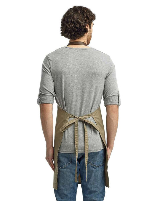 Artisan Collection by Reprime RP123 - Espresso Bib Apron with Pocket