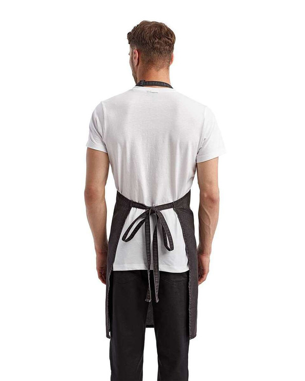 Artisan Collection by Reprime RP154 - Delantal con peto reciclado y bolsillo
