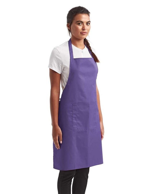 Artisan Collection by Reprime RP154 - Delantal con peto reciclado y bolsillo