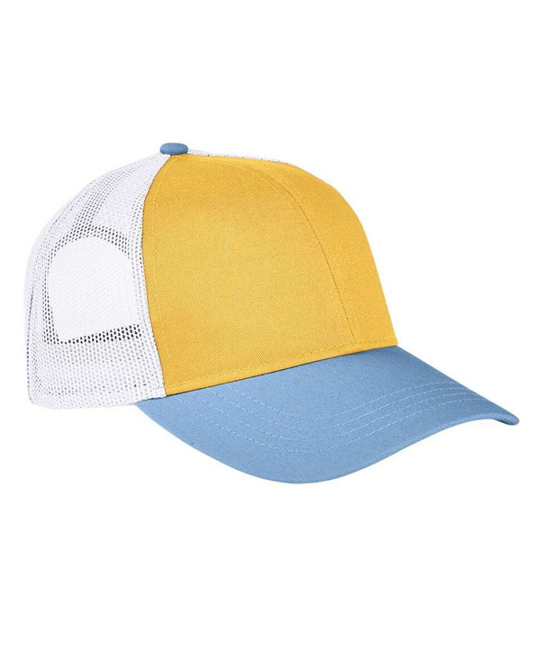 Authentic Pigment AP1919 - Gorra Trucker tricolor