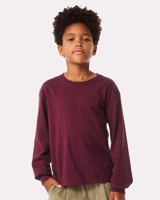 Bella+Canvas 3511Y - Youth 6oz. Heavyweight Long Sleeve Tee