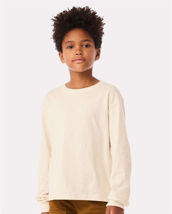 Bella+Canvas 3511Y - Youth 6oz. Heavyweight Long Sleeve Tee