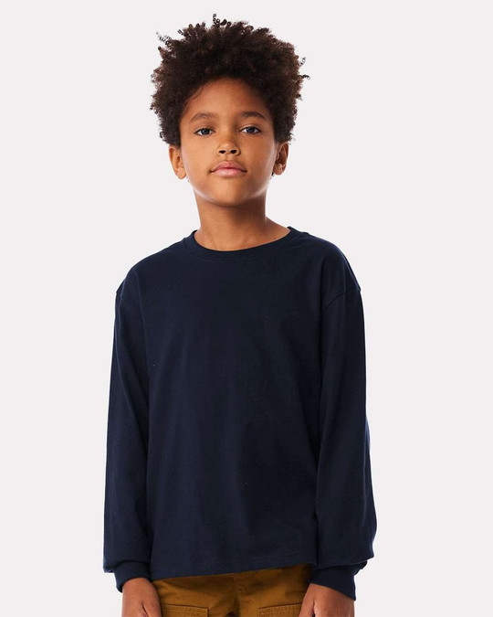 Bella+Canvas 3511Y - Youth 6oz. Heavyweight Long Sleeve Tee