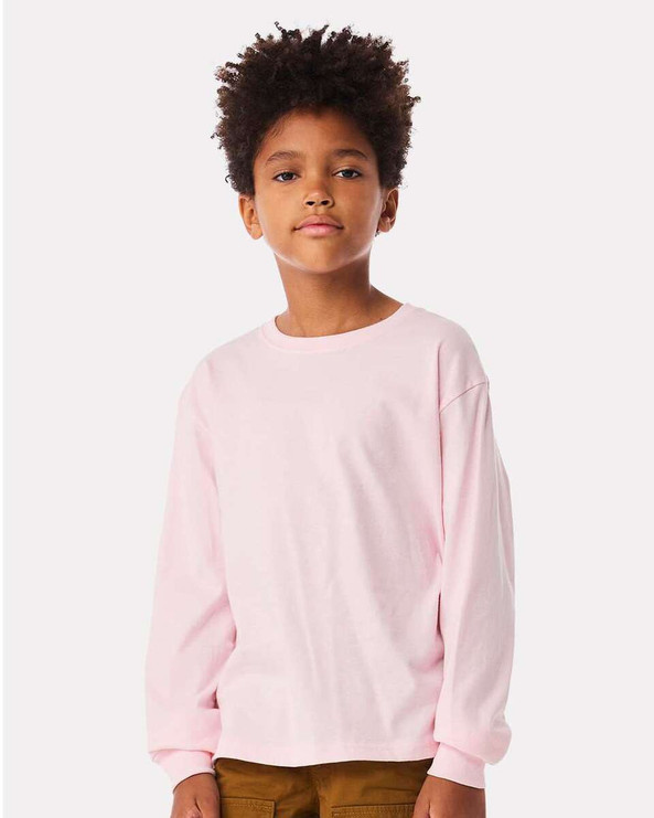 Bella+Canvas 3511Y - Youth 6oz. Heavyweight Long Sleeve Tee