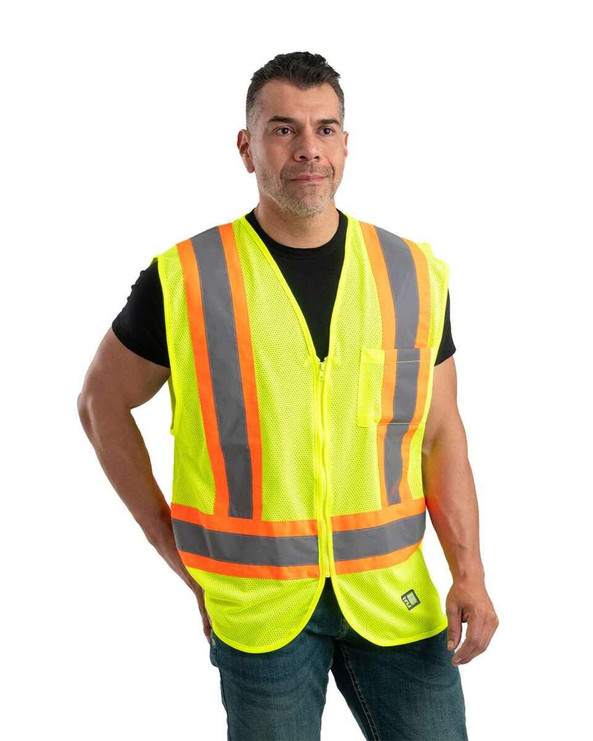 Berne HVV046 - Chaleco multicolor Hi-Vis Clase 2