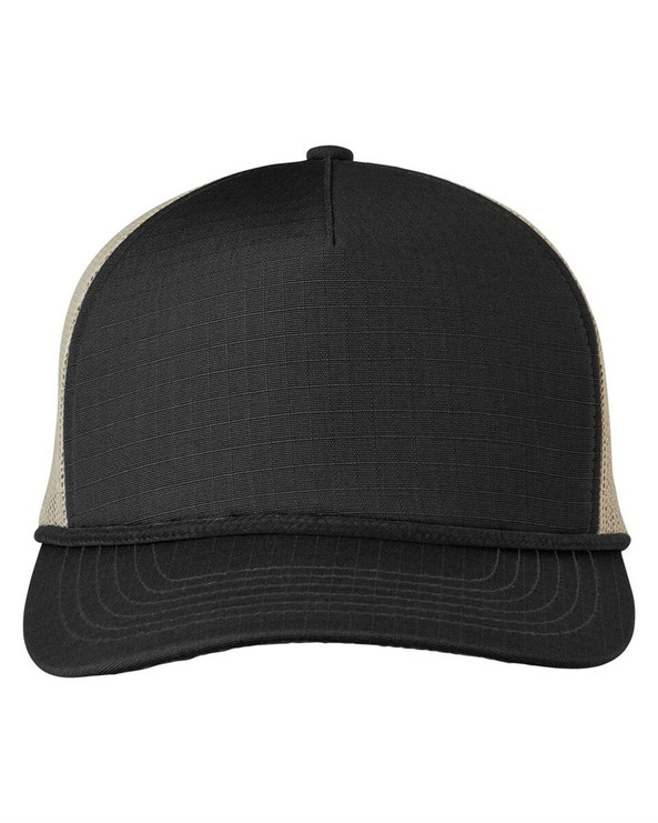Big Accessories BA680 - Lariat Ripstop Trucker Cap