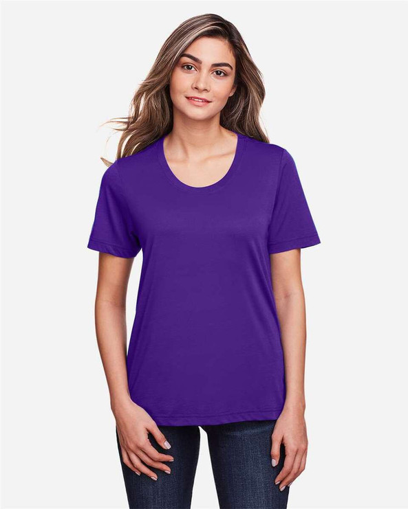 CORE365 CE111W - Camiseta Fusion ChromaSoft™ Performance para mujer