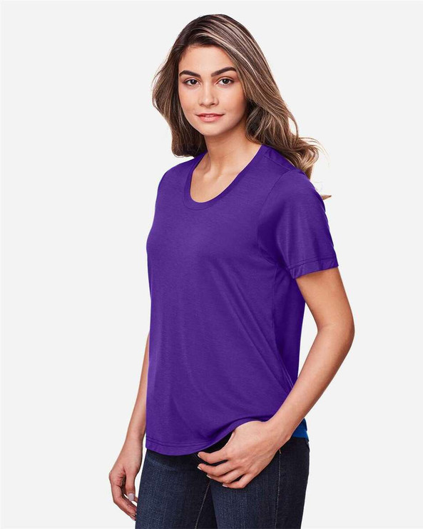 CORE365 CE111W - Camiseta Fusion ChromaSoft™ Performance para mujer