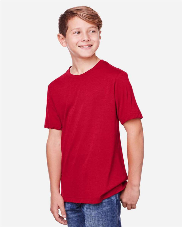 CORE365 CE111Y - Camiseta Fusion ChromaSoft™ Performance para jóvenes