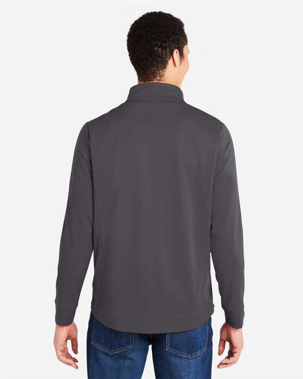 CORE365 CE404 - Jersey con cremallera de un cuarto de bloque de color de malla para hombre Market Snag Protect