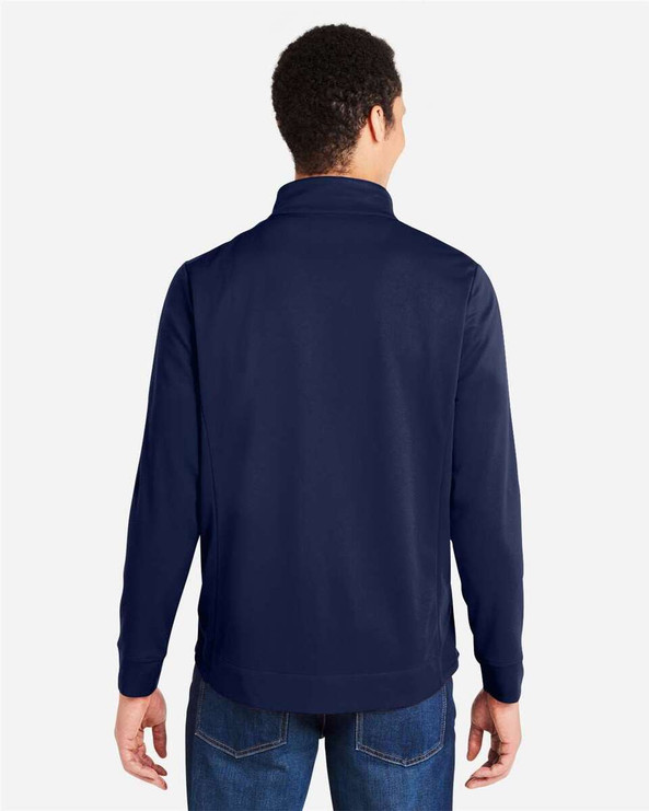 CORE365 CE404 - Men's Market Snag Protect Mesh Colorblock Quarter-Zip Pullover