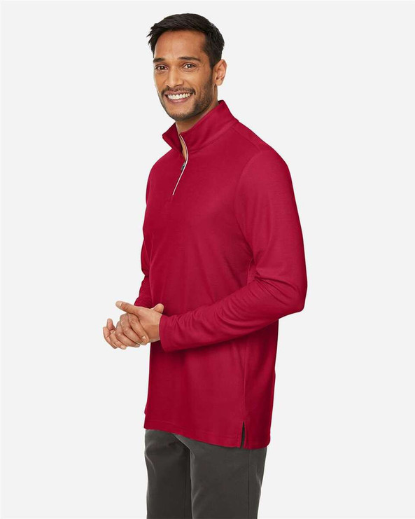 CORE365 CE405 - Men's Fusion ChromaSoft™ Pique Quarter-Zip Pullover