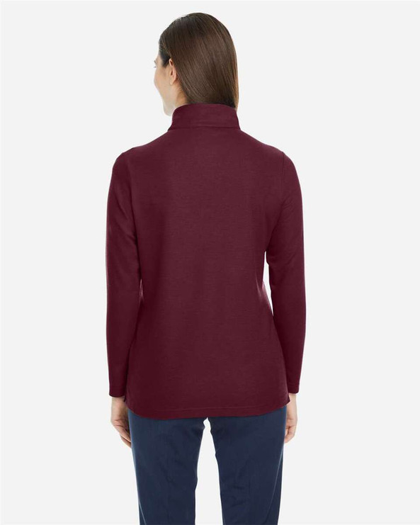 CORE365 CE405W - Women's Fusion ChromaSoft™ Pique Quarter-Zip Pullover