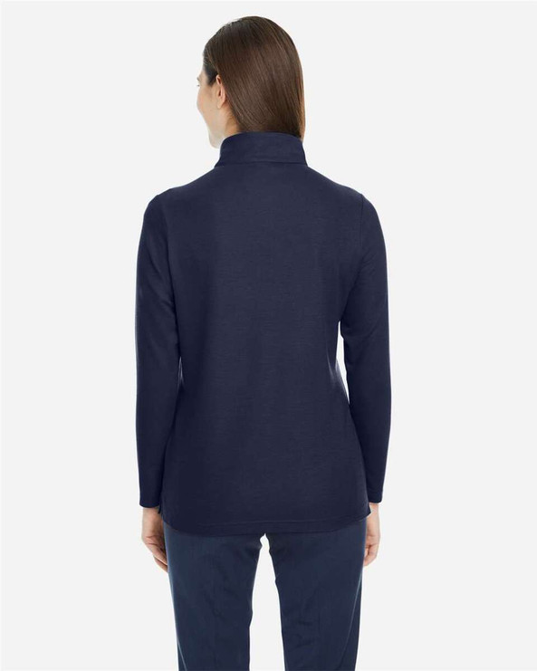 CORE365 CE405W - Women's Fusion ChromaSoft™ Pique Quarter-Zip Pullover