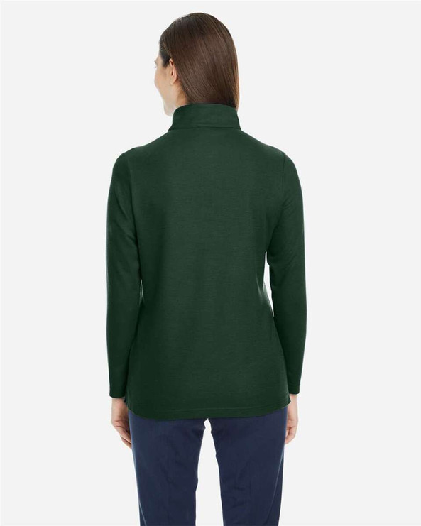CORE365 CE405W - Women's Fusion ChromaSoft™ Pique Quarter-Zip Pullover