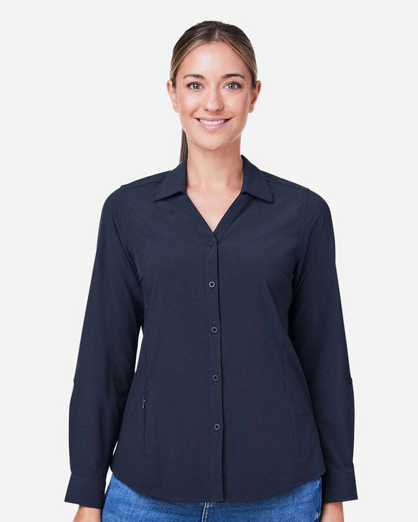 CORE365 CE510LW - Women's Ultra UVP® Long Sleeve Marina Shirt
