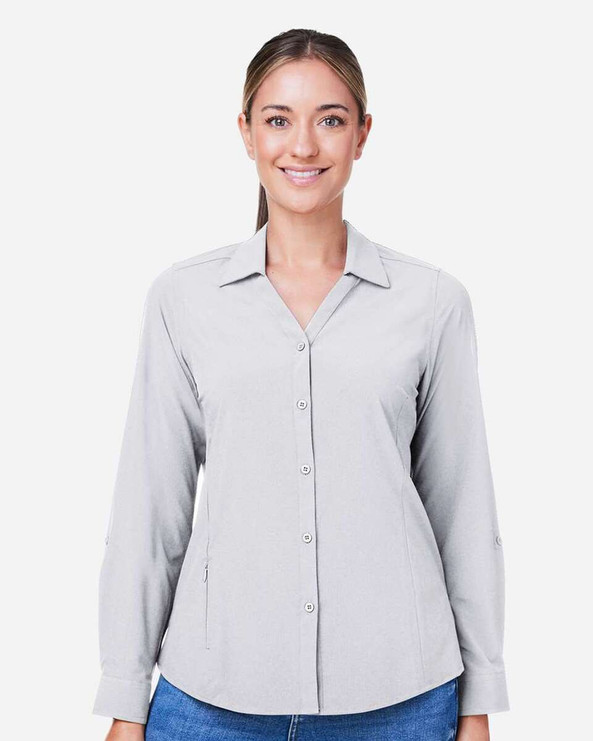 CORE365 CE510LW - Women's Ultra UVP® Long Sleeve Marina Shirt