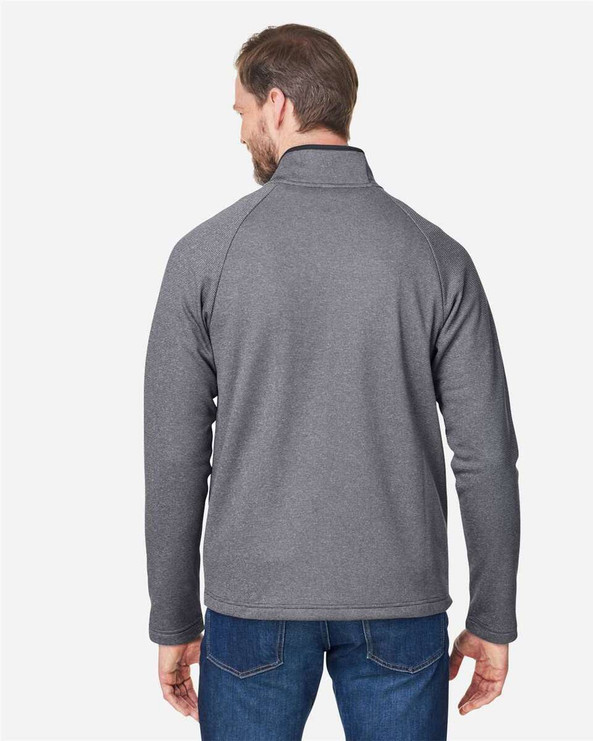 CORE365 CE72 - Men's Venture Heathered Stripe Full-Zip